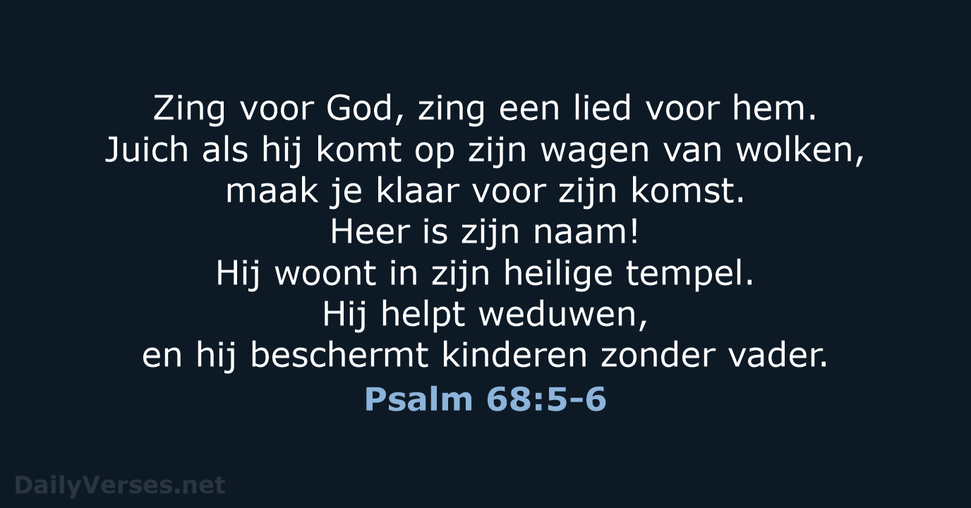 Psalm 68:5-6 - BGT