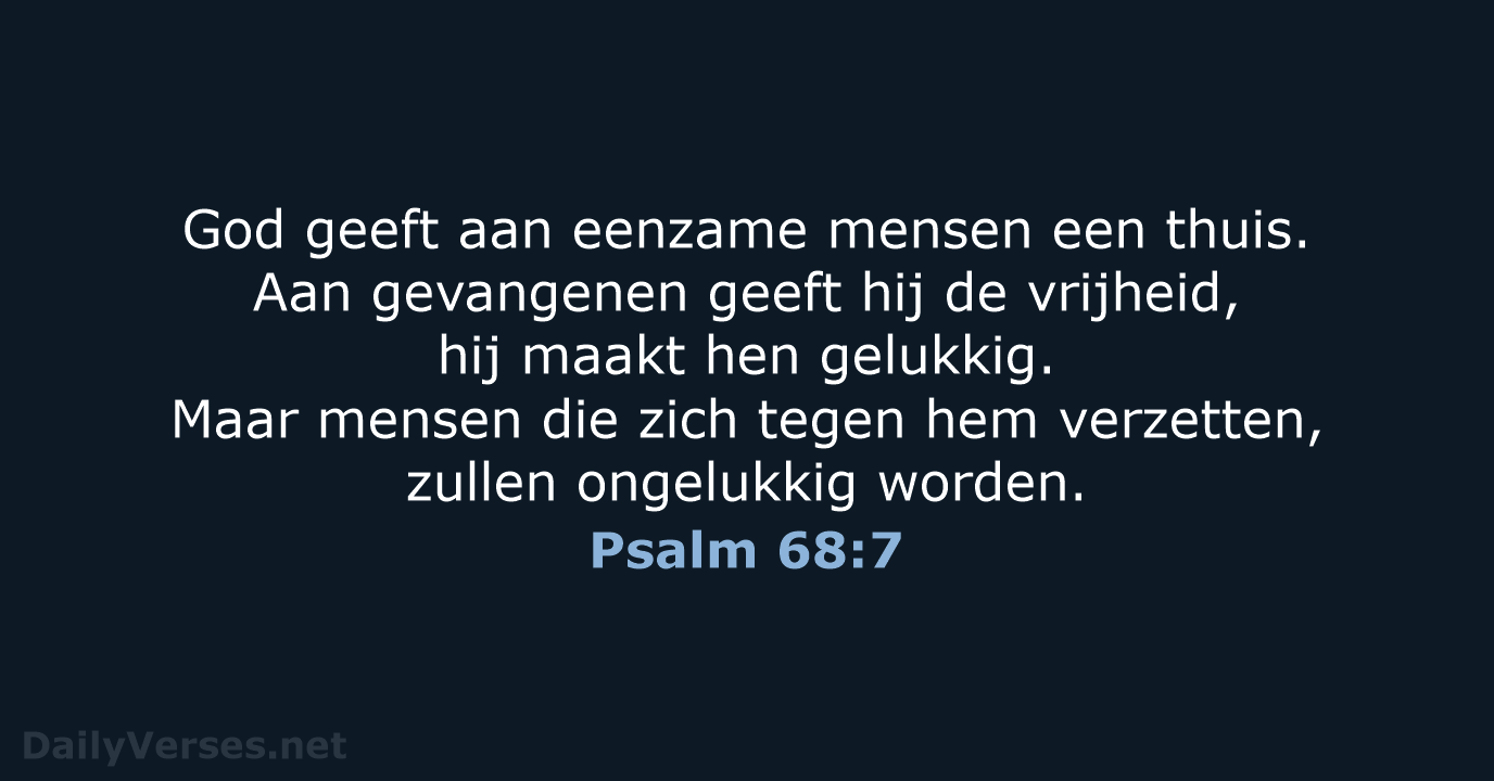 Psalm 68:7 - BGT