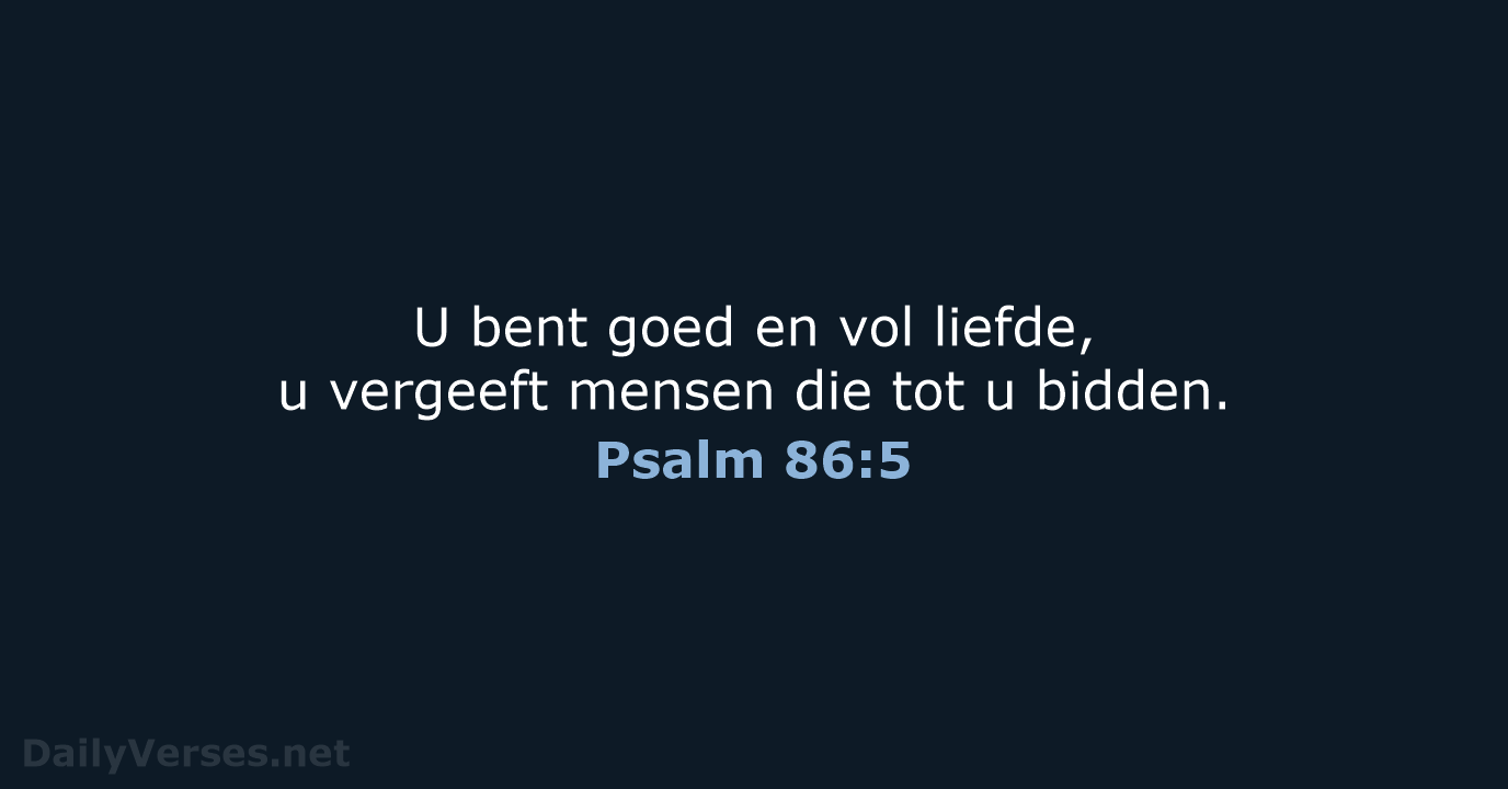 Psalm 86:5 - BGT