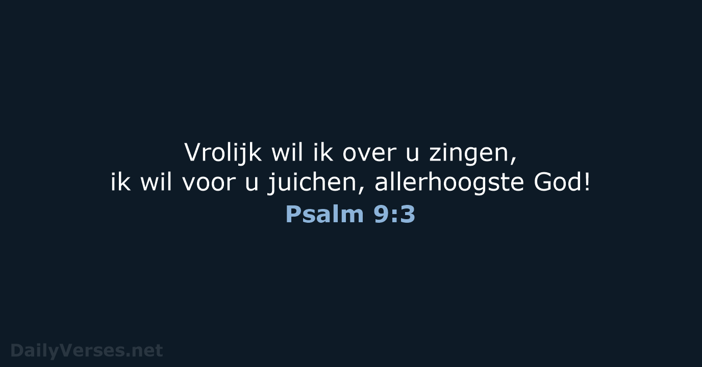 Psalm 9:3 - BGT