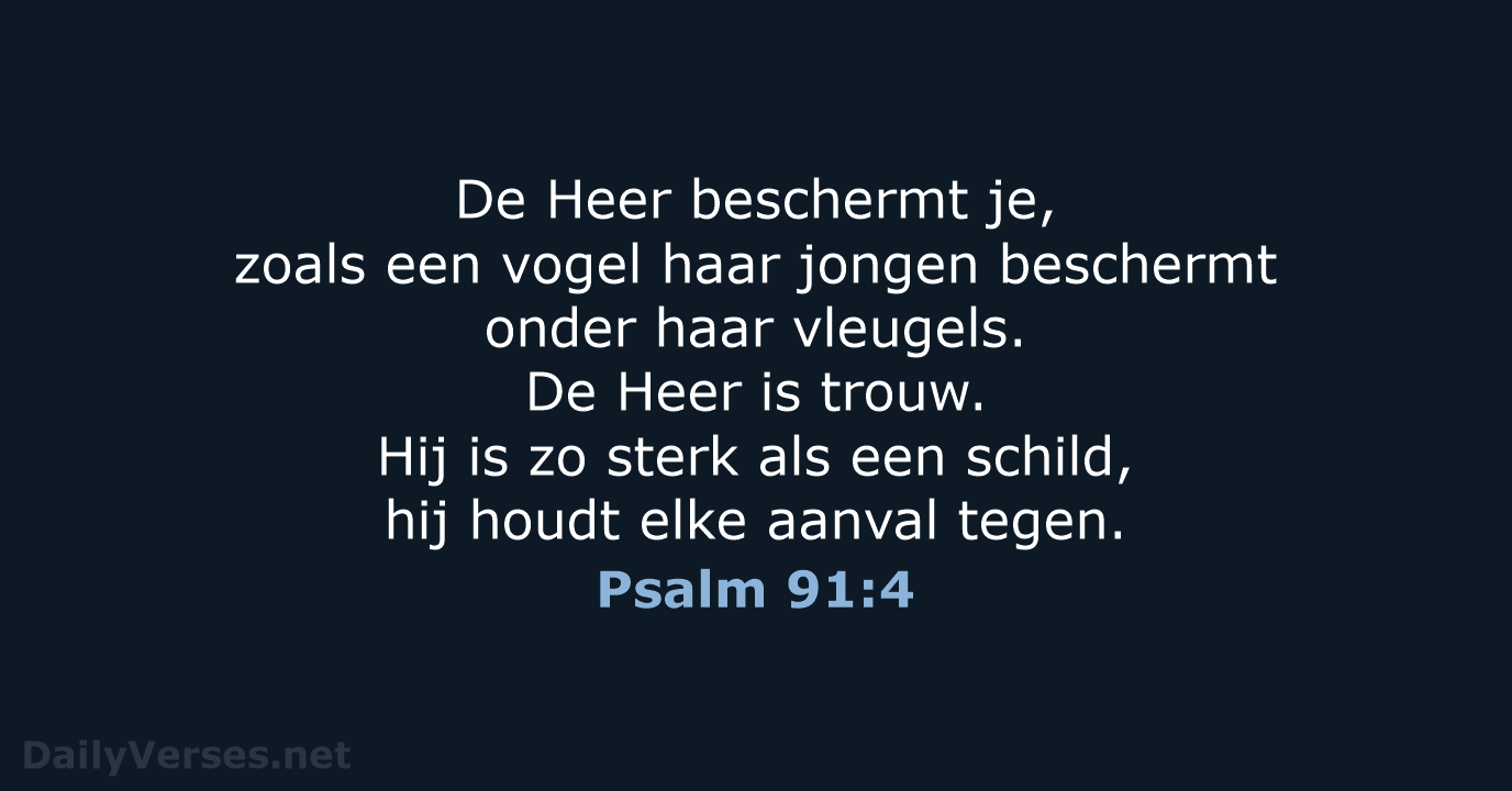 Psalm 91:4 - BGT