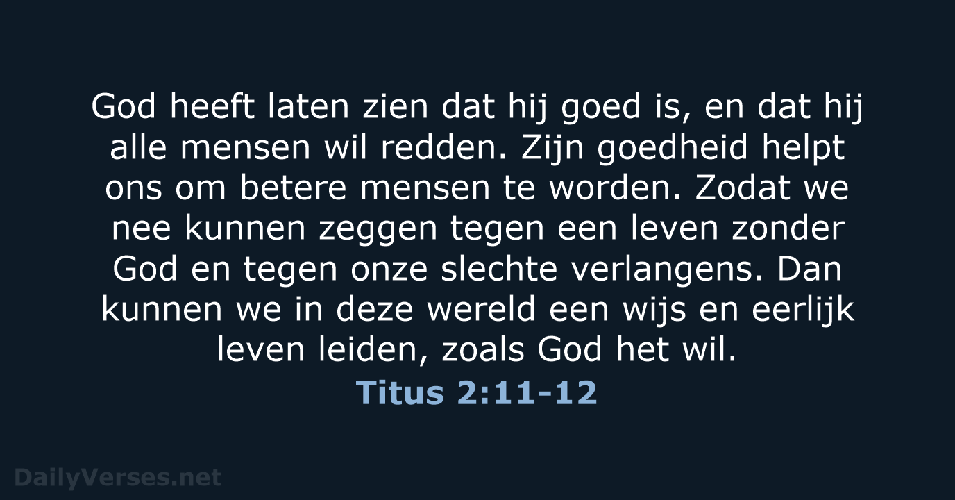 Titus 2:11-12 - BGT