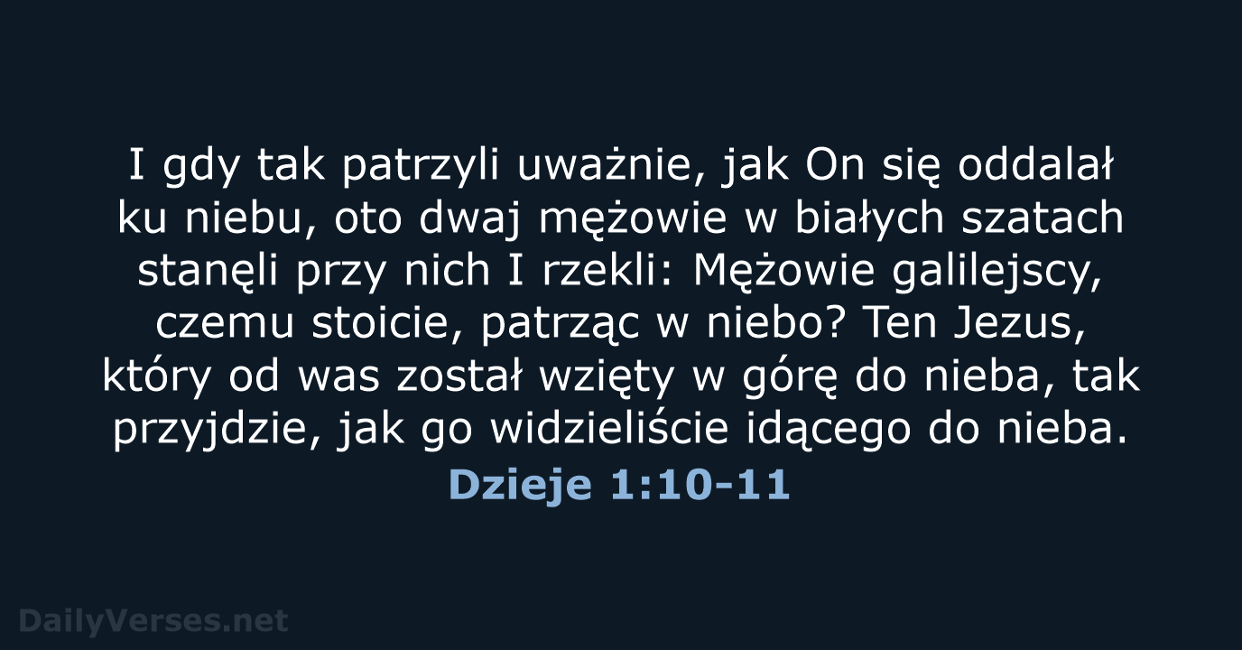 Dzieje 1:10-11 - BW1975