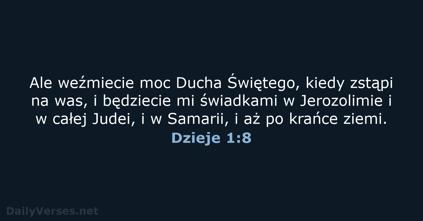 Dzieje 1:8 - BW1975