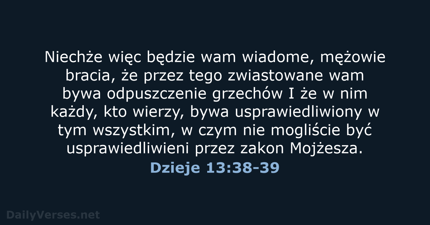 Dzieje 13:38-39 - BW1975