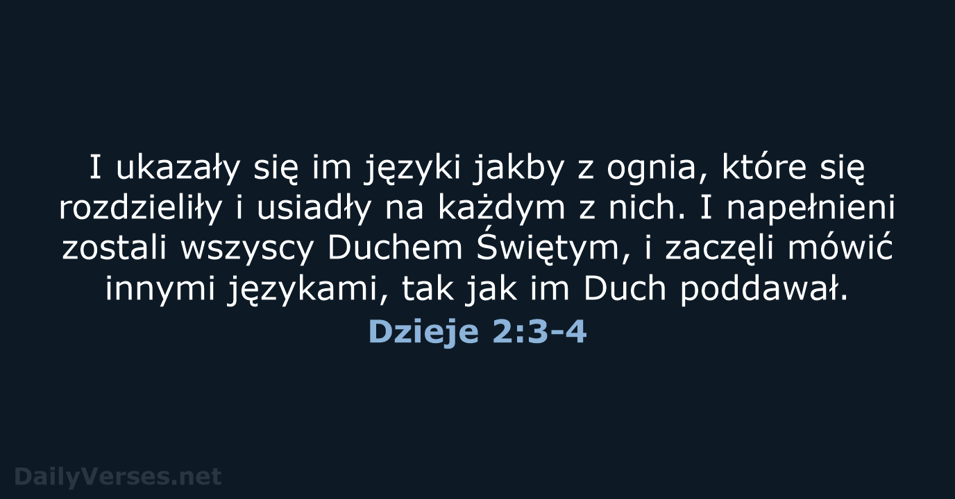 Dzieje 2:3-4 - BW1975