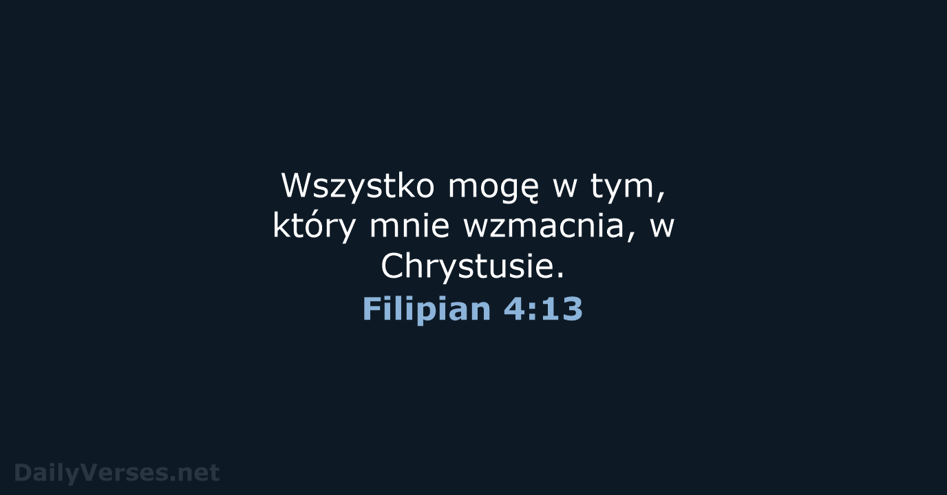 Filipian 4:13 - BW1975