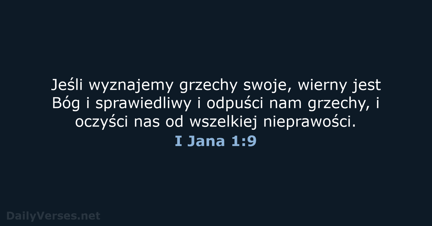 I Jana 1:9 - BW1975