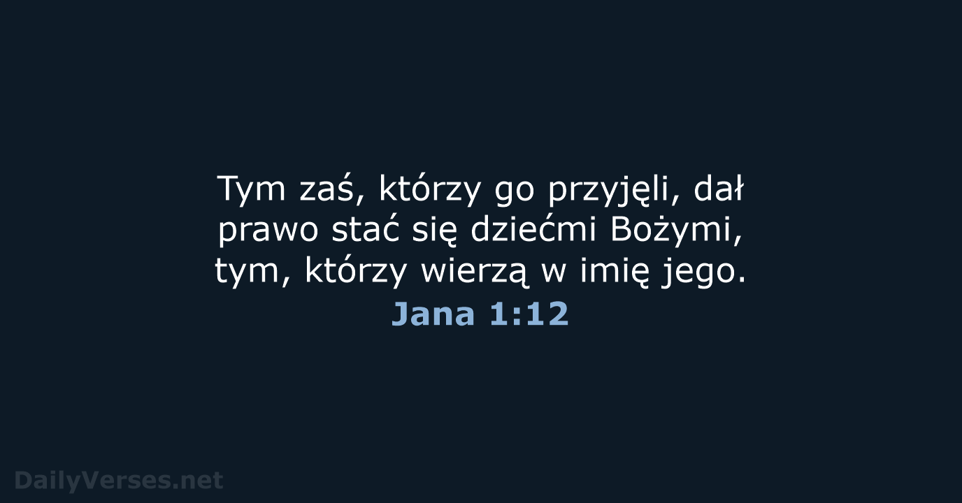 Jana 1:12 - BW1975