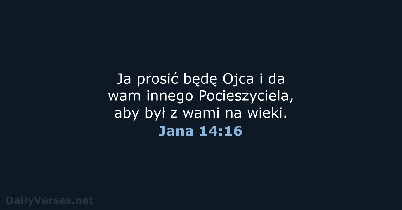 Jana 14:16 - BW1975