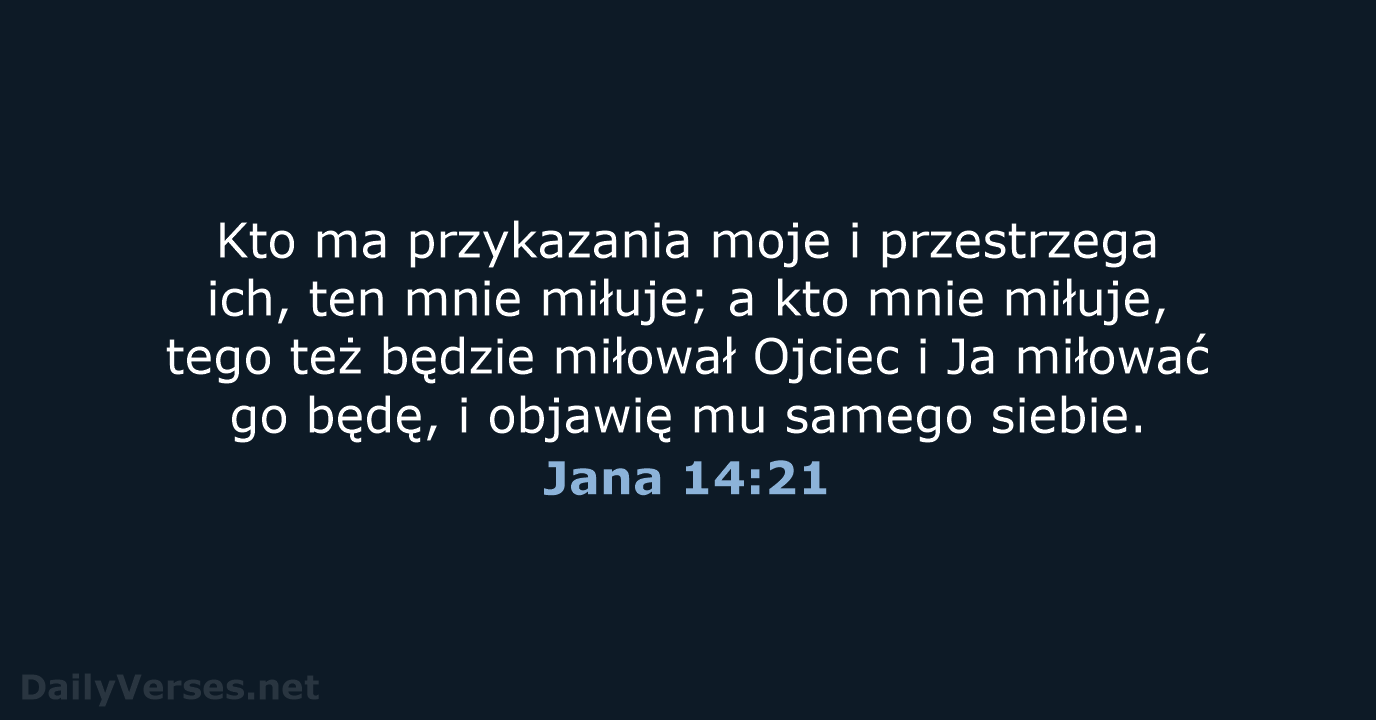 Jana 14:21 - BW1975