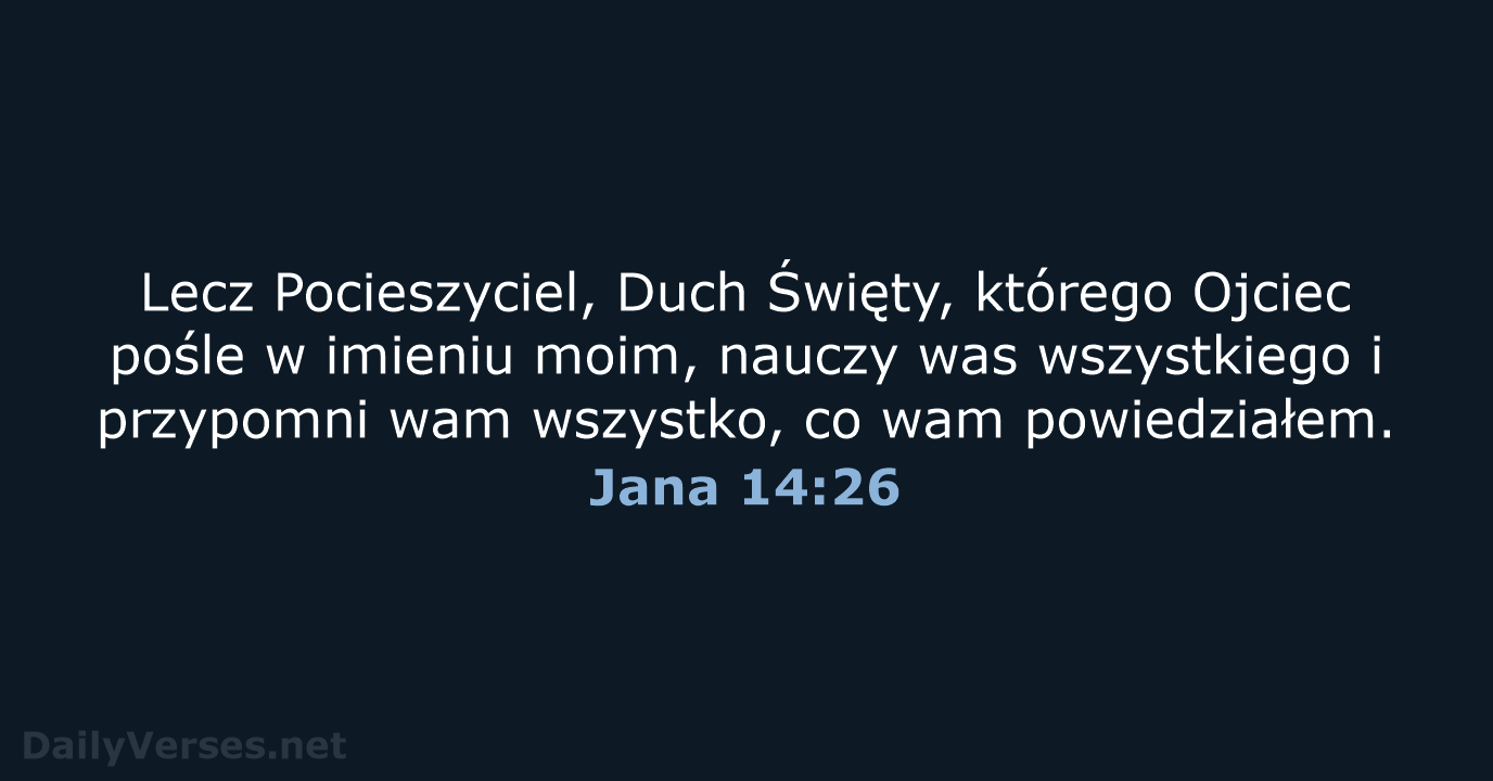 Jana 14:26 - BW1975