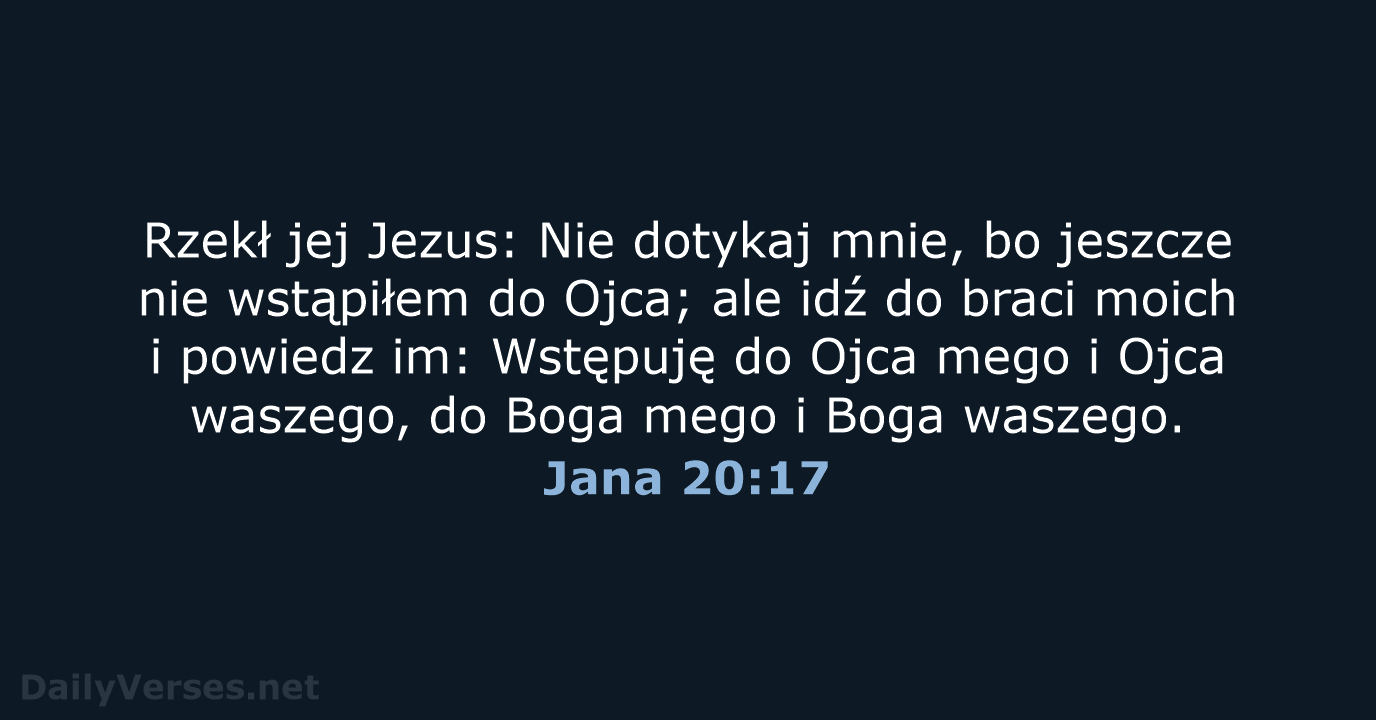 Jana 20:17 - BW1975