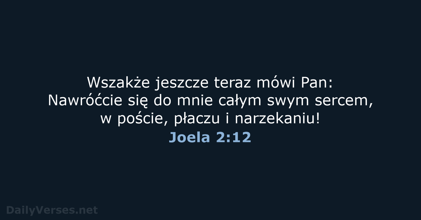 Joela 2:12 - BW1975