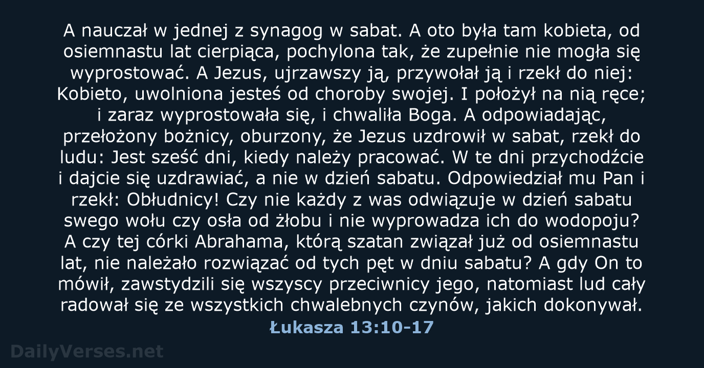 Łukasza 13:10-17 - BW1975