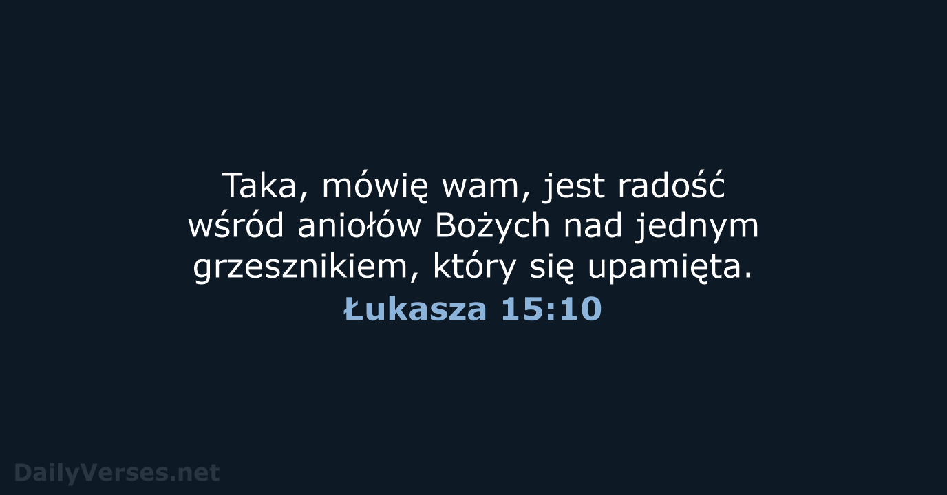 Łukasza 15:10 - BW1975