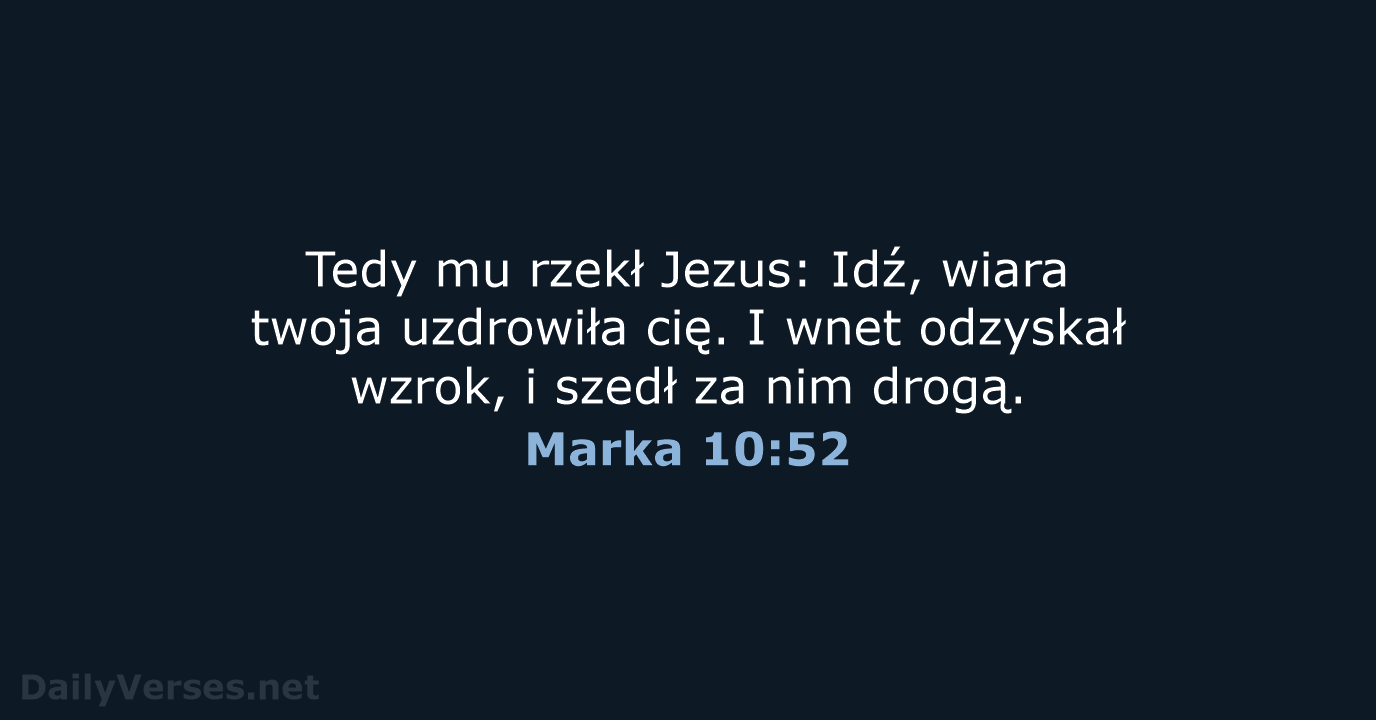 Marka 10:52 - BW1975