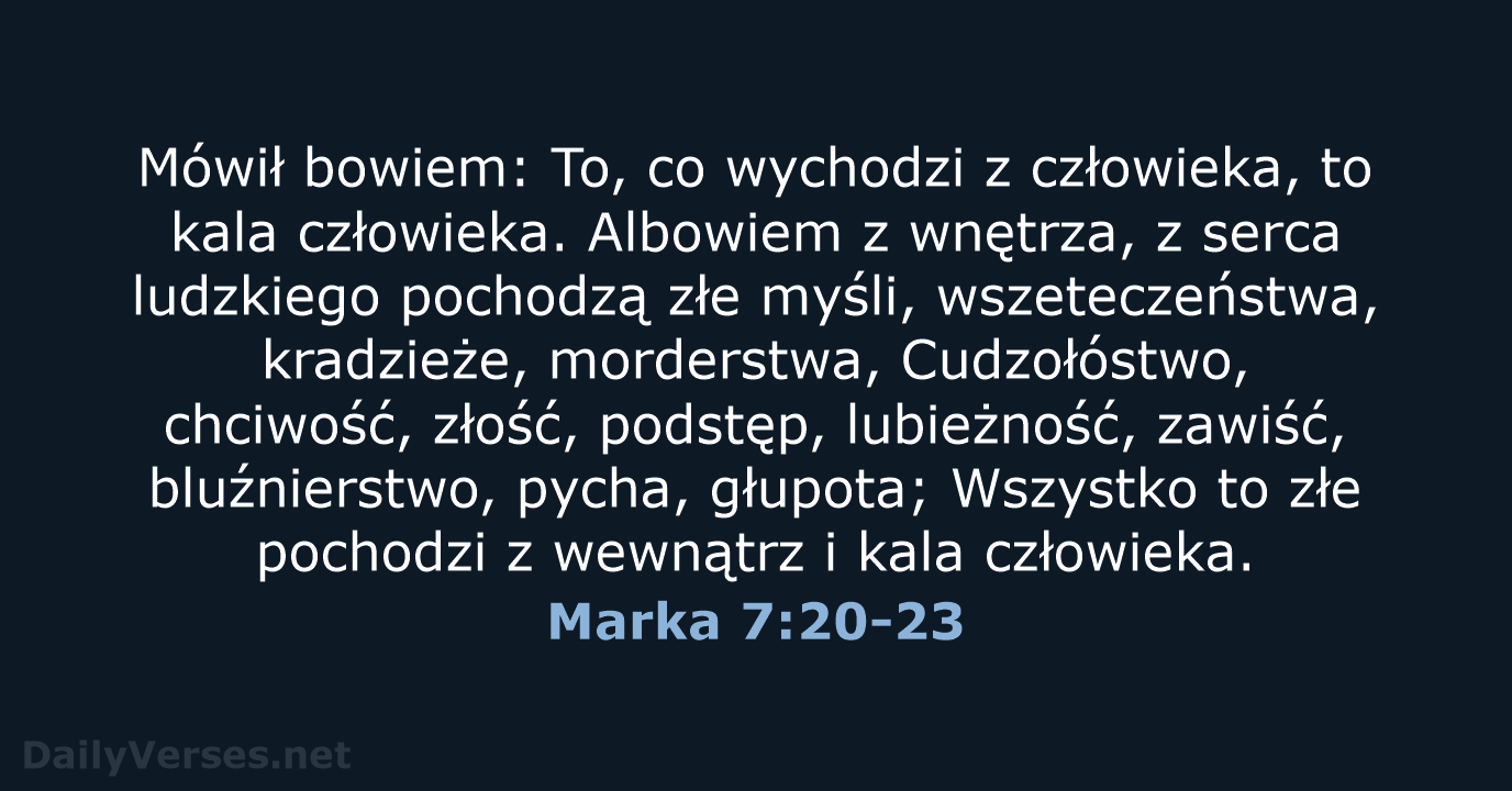 Marka 7:20-23 - BW1975