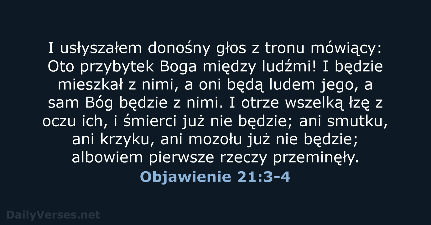 Objawienie 21:3-4 - BW1975