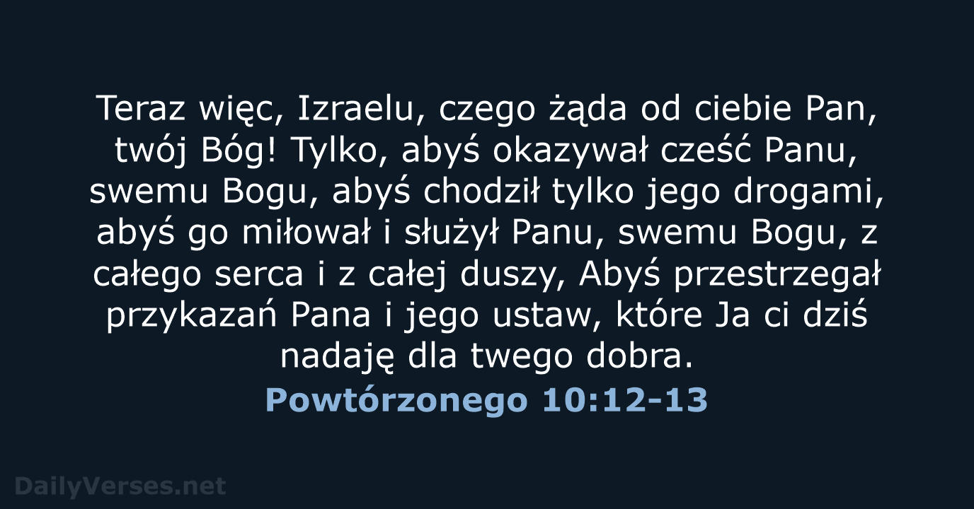 Powtórzonego 10:12-13 - BW1975