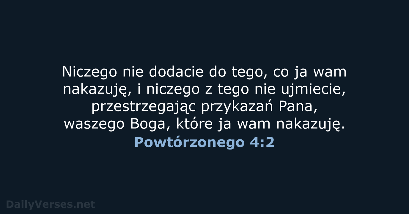 Powtórzonego 4:2 - BW1975