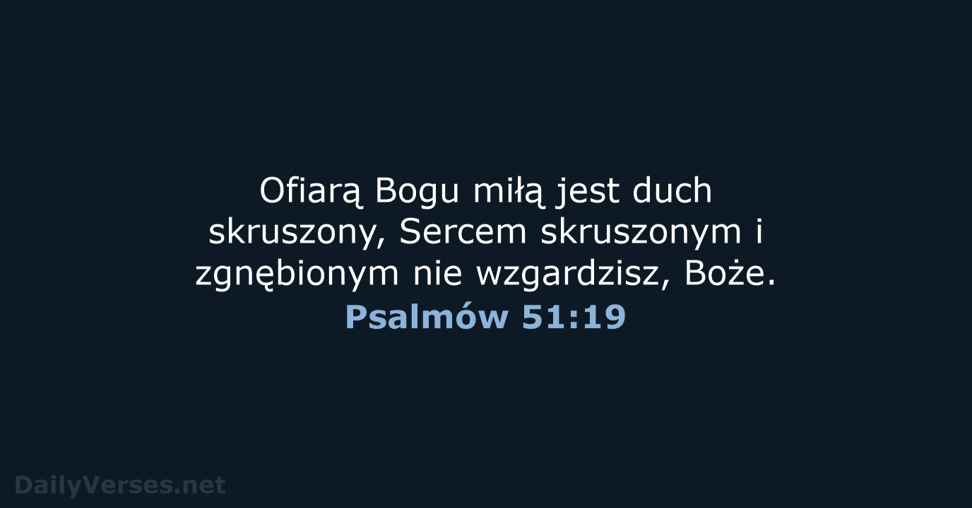 Psalmów 51:19 - BW1975