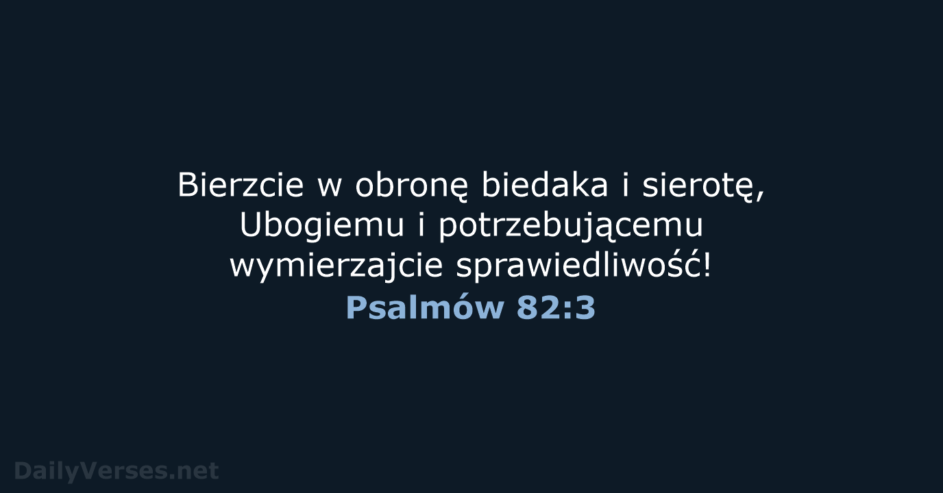 Psalmów 82:3 - BW1975