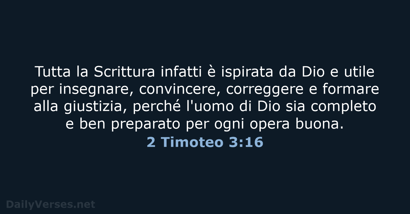 2 Timoteo 3:16 - CEI