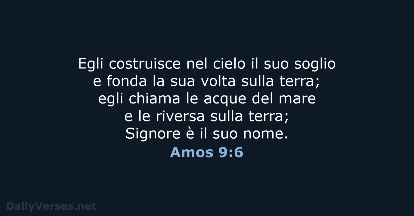 Amos 9:6 - CEI