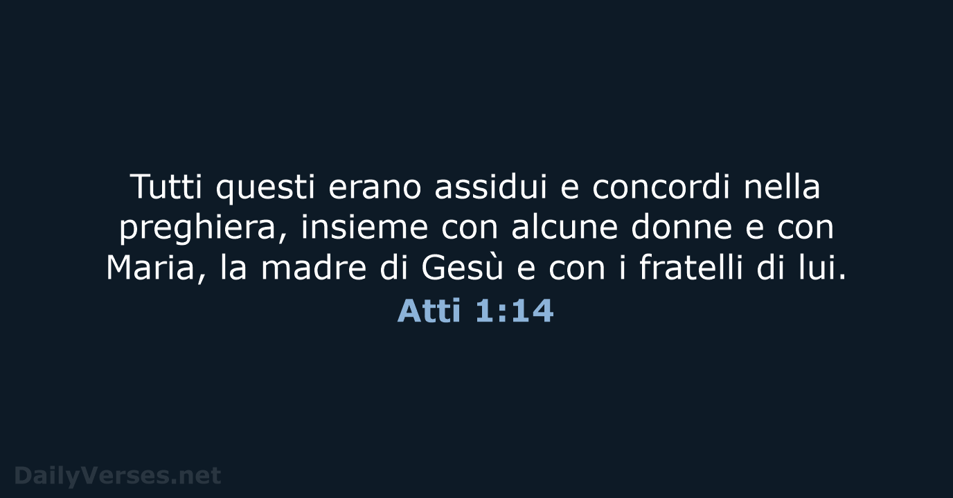 Atti 1:14 - CEI