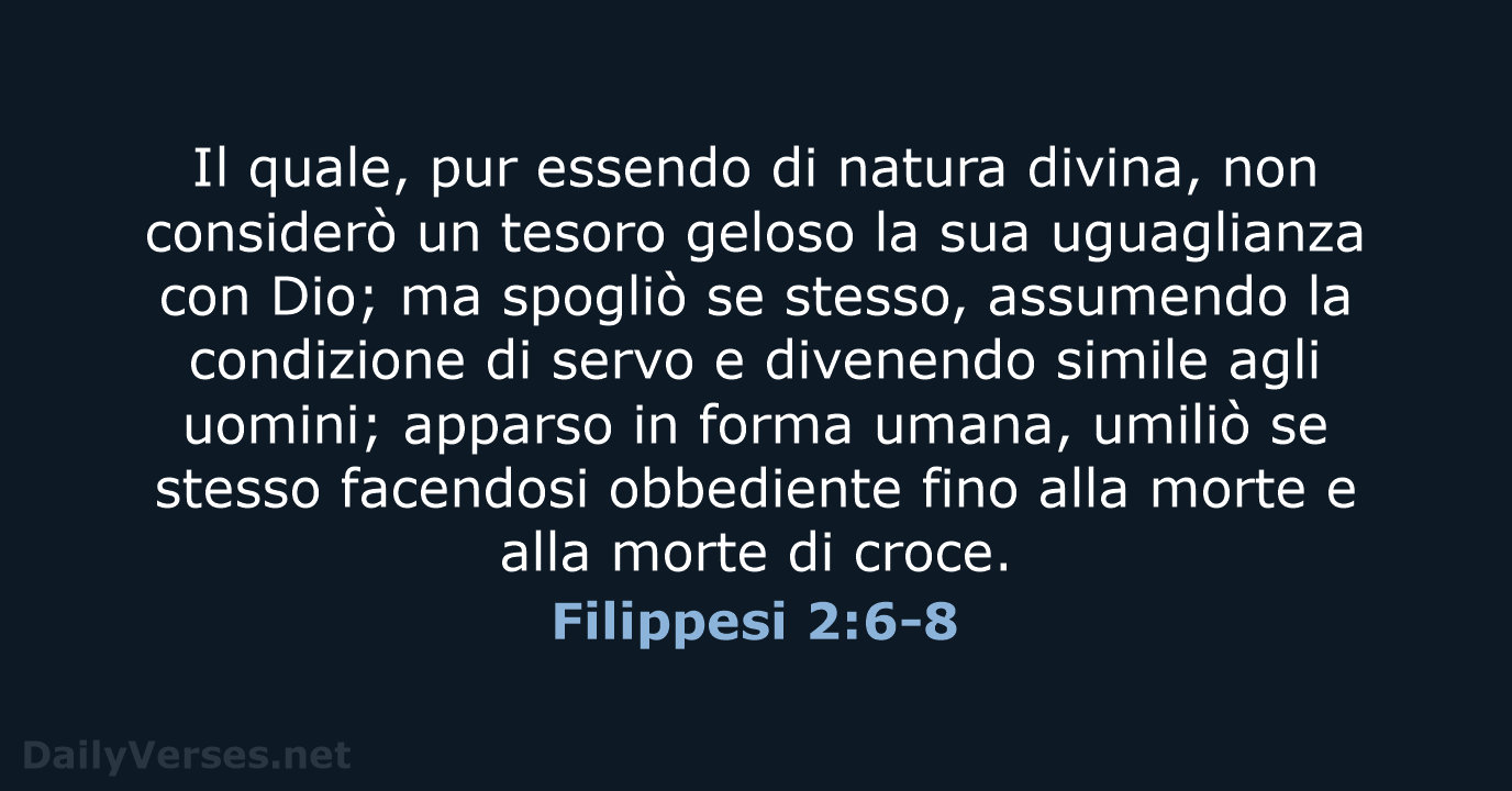 Filippesi 2:6-8 - CEI