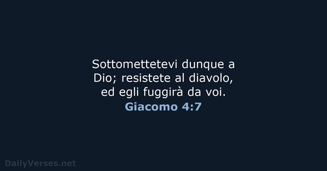 Giacomo 4:7 - CEI