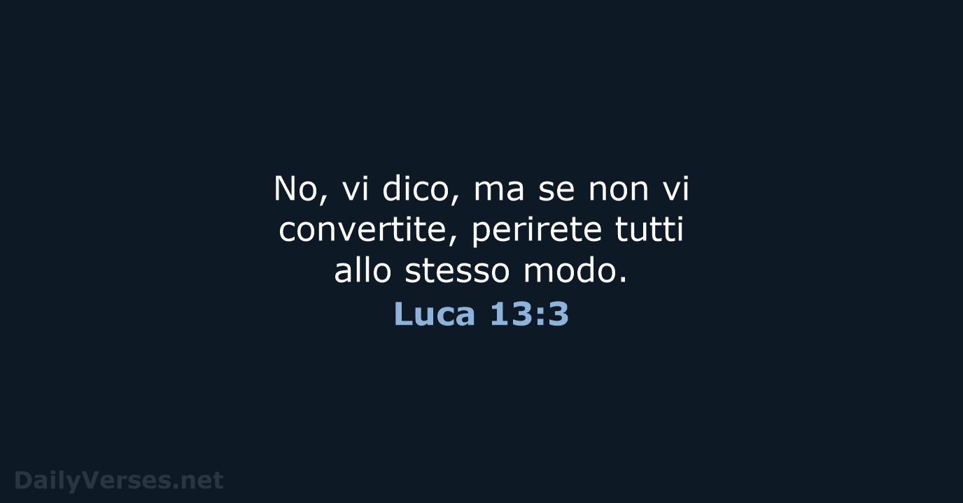 Luca 13:3 - CEI