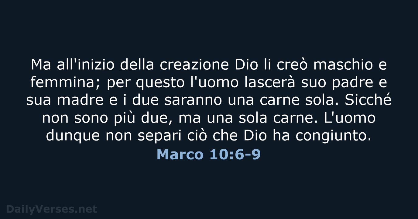 Marco 10:6-9 - CEI