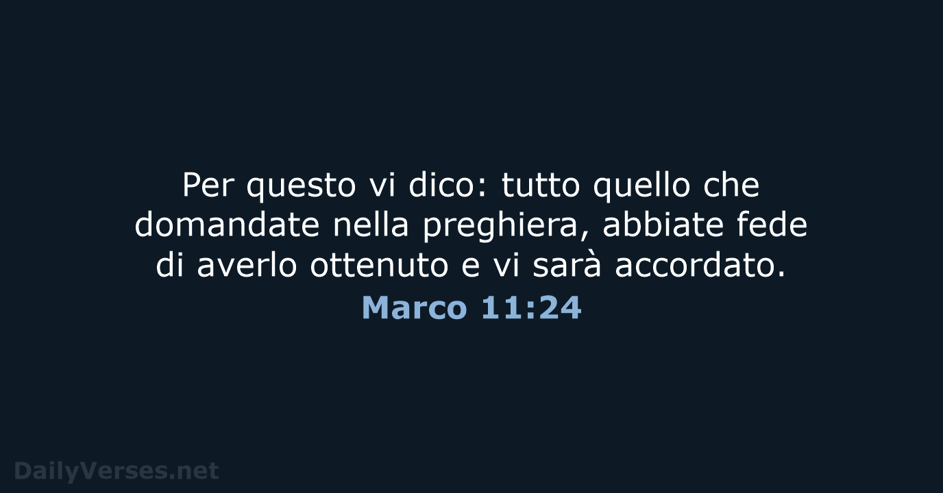 Marco 11:24 - CEI