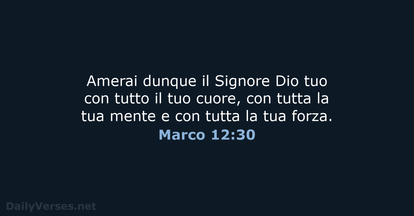 Marco 12:30 - CEI