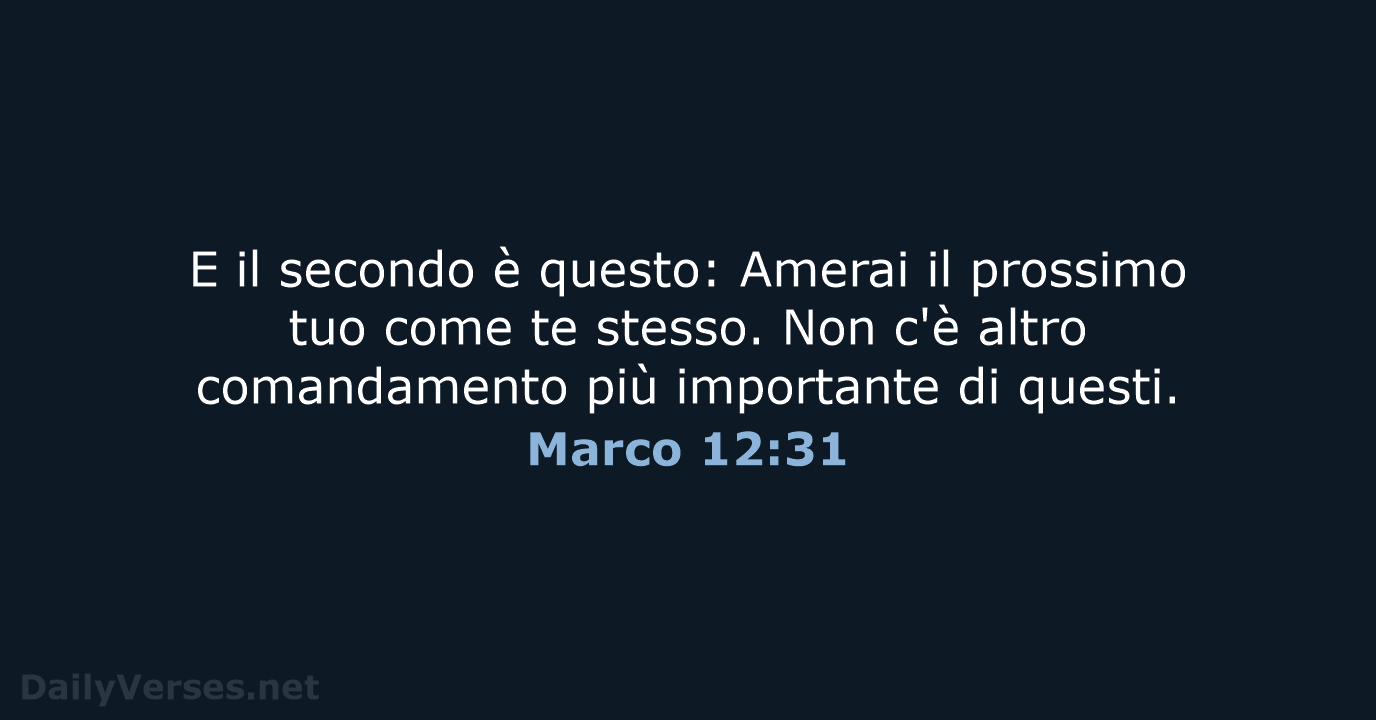 Marco 12:31 - CEI