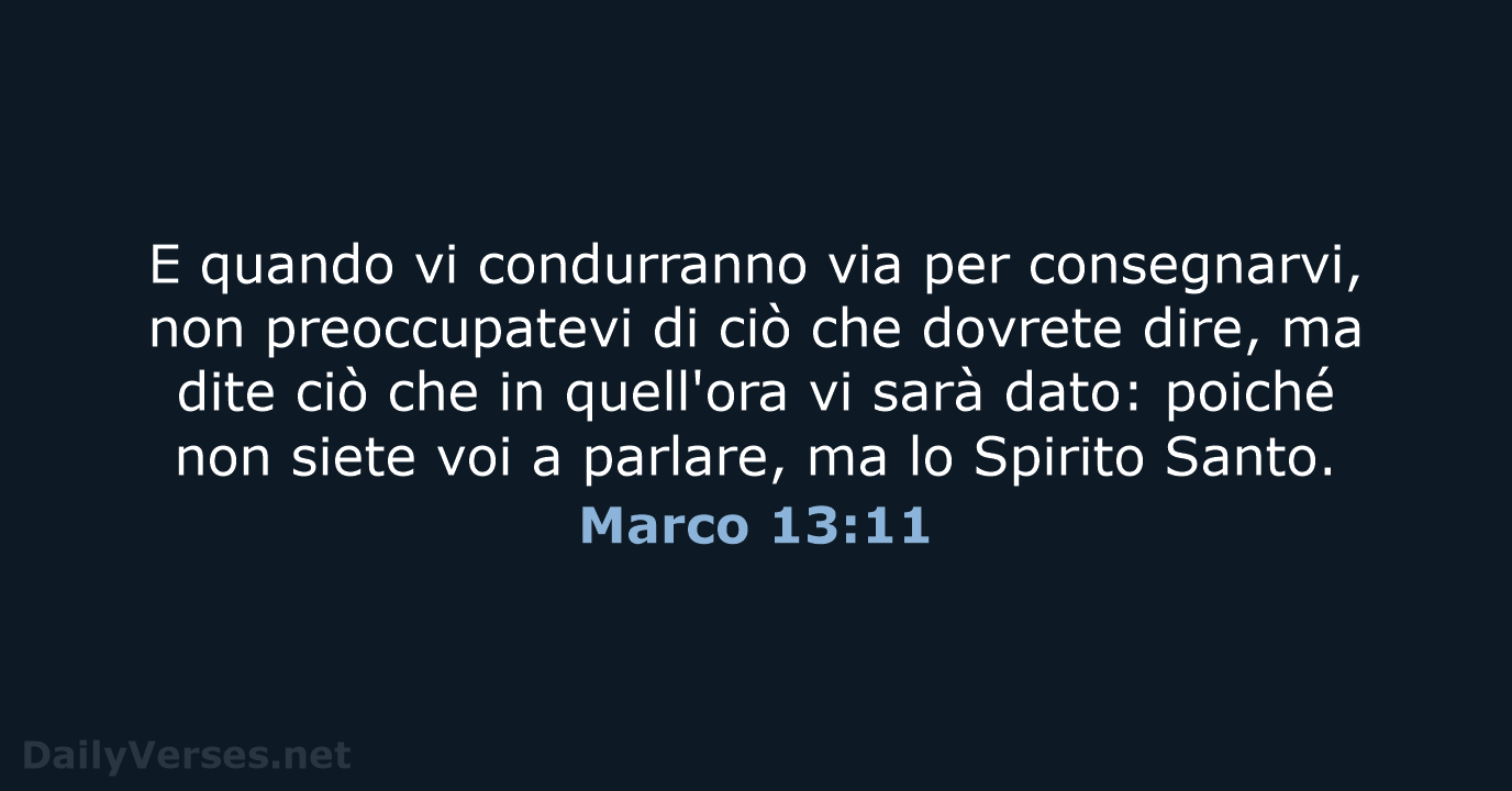 Marco 13:11 - CEI