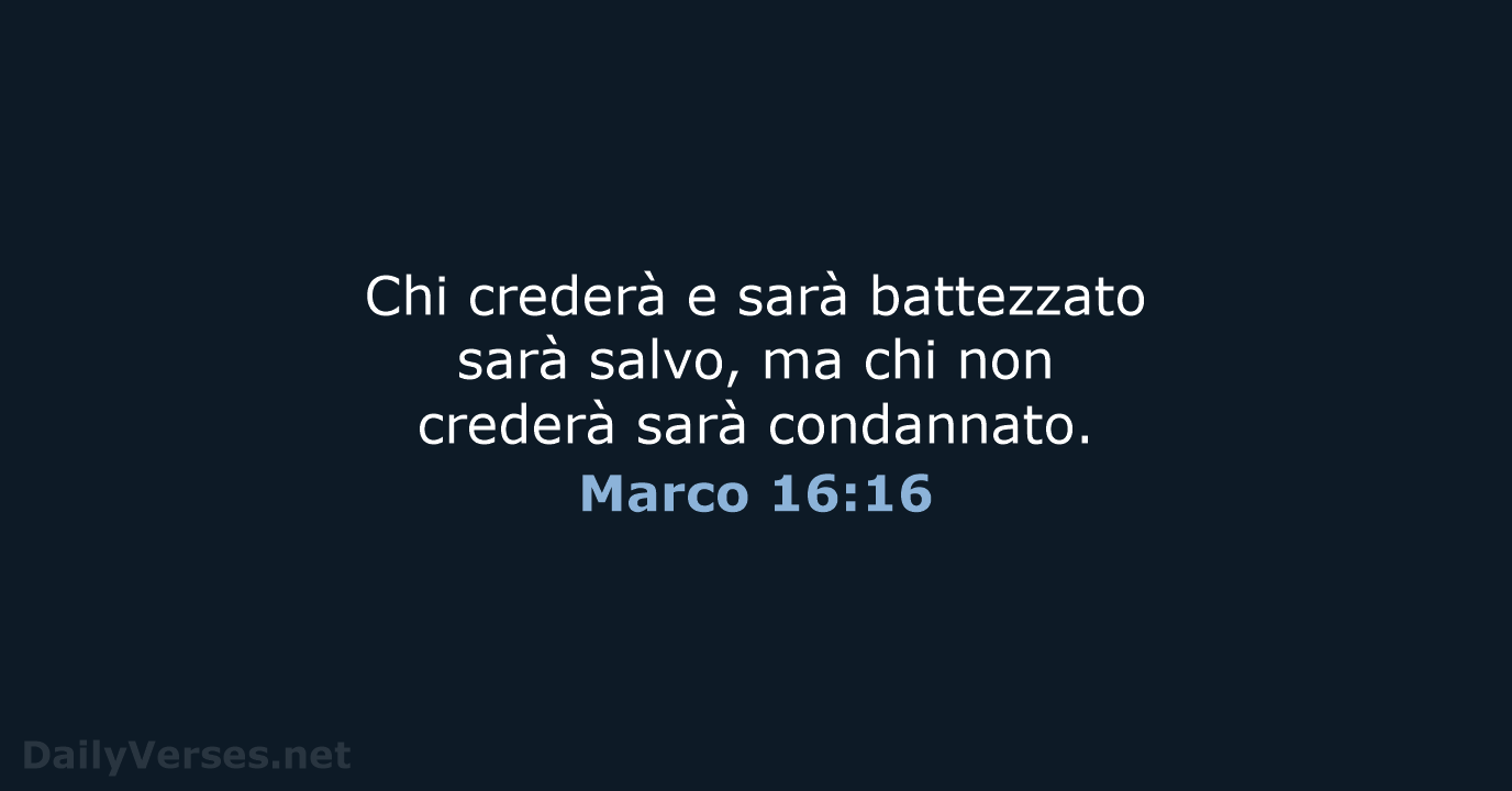Marco 16:16 - CEI