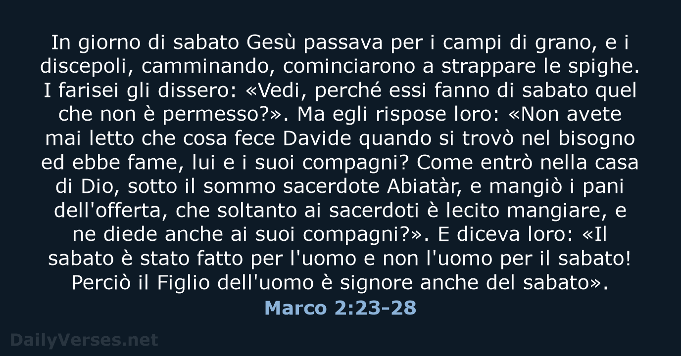 Marco 2:23-28 - CEI