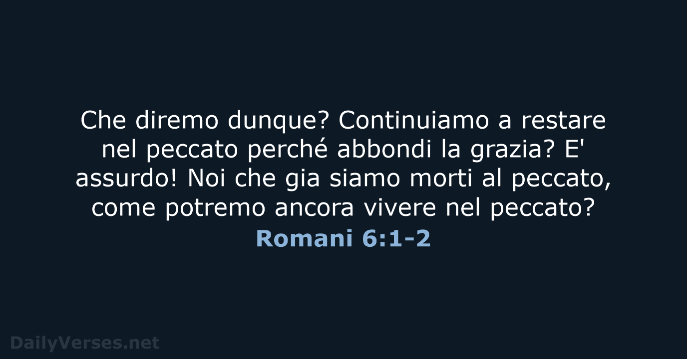 Romani 6:1-2 - CEI