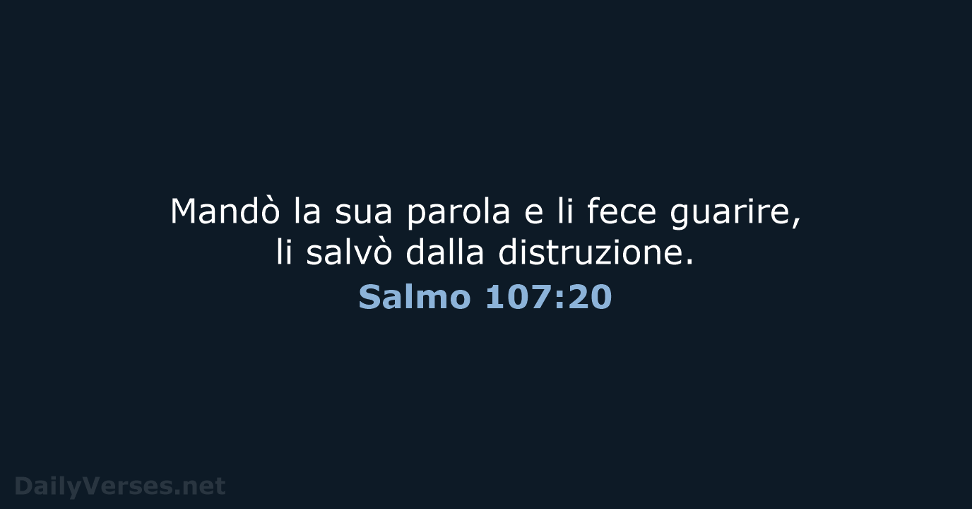 Salmo 107:20 - CEI