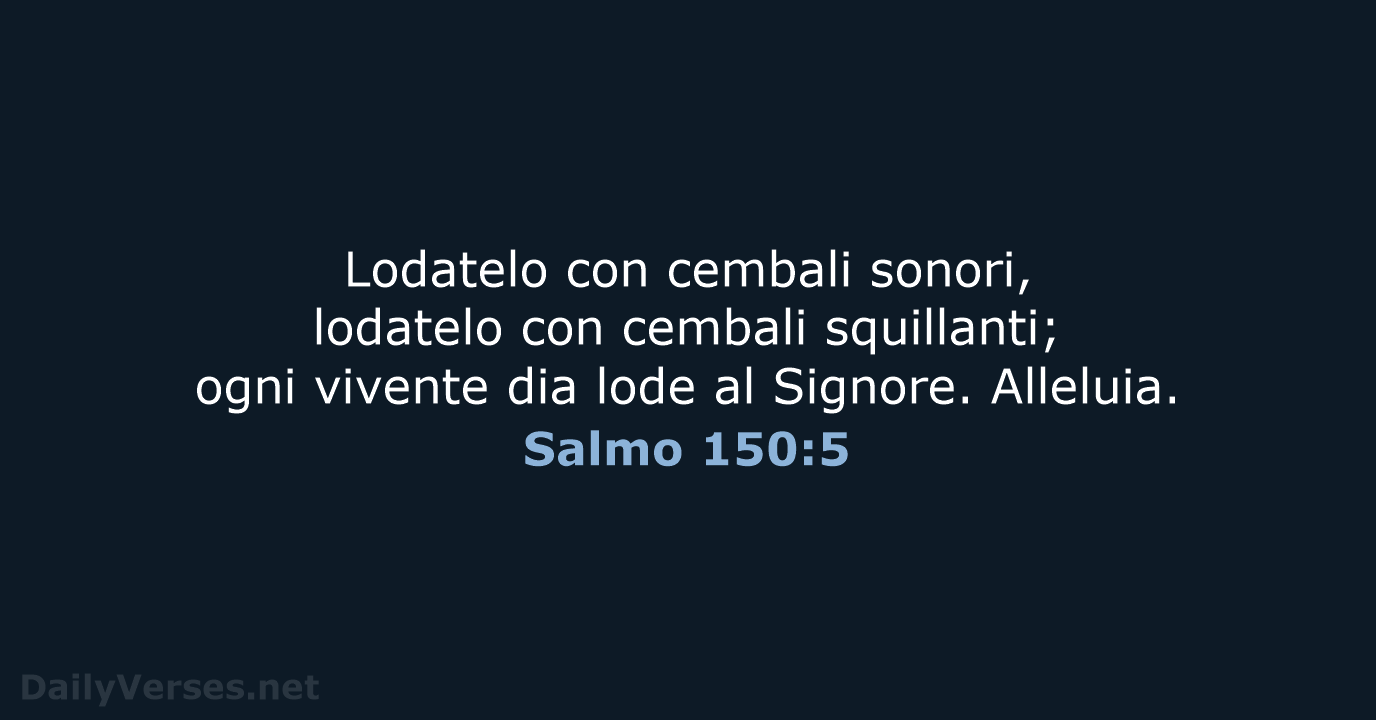Salmo 150:5 - CEI