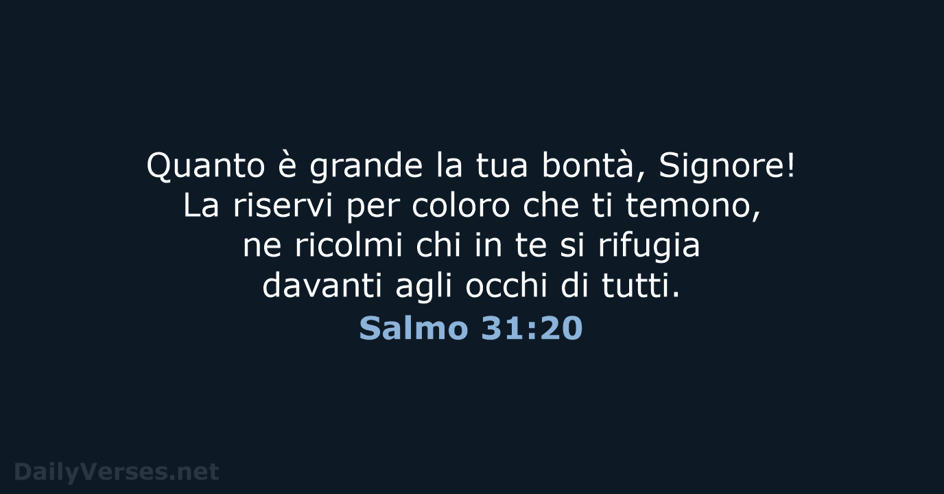 Salmo 31:20 - CEI