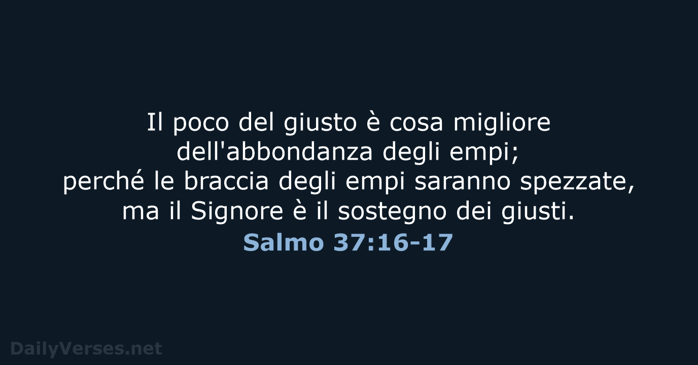 Salmo 37:16-17 - CEI