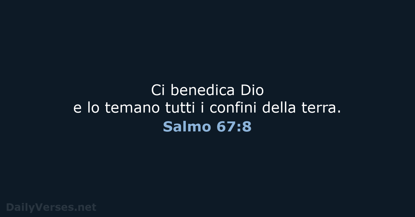 Salmo 67:8 - CEI