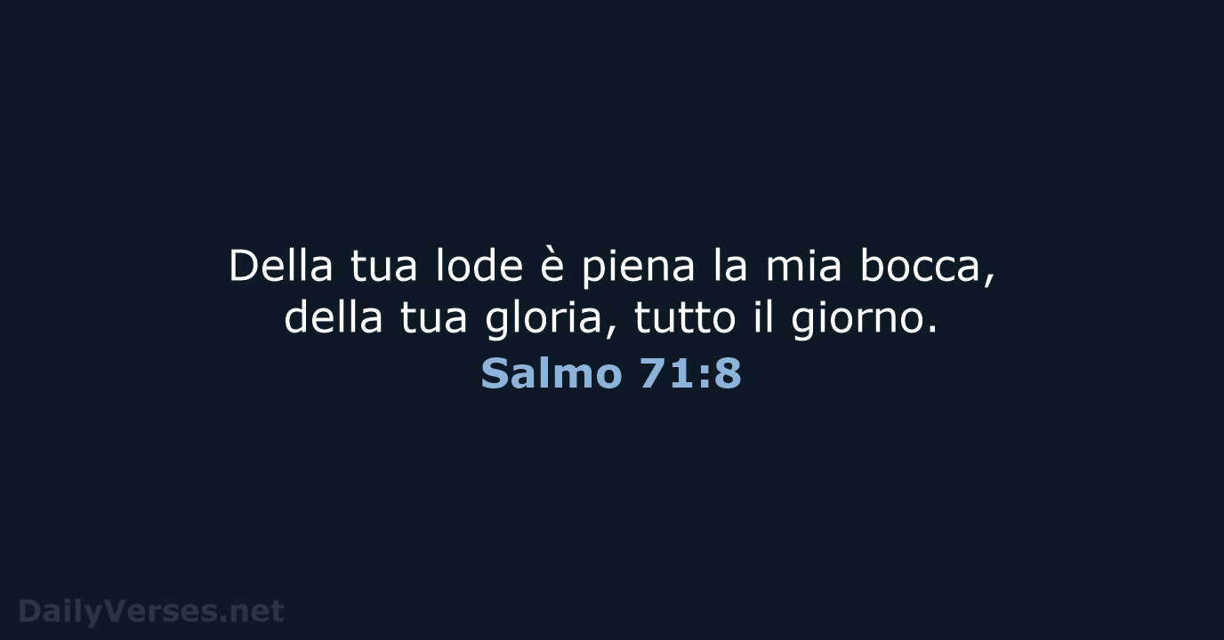 Salmo 71:8 - CEI