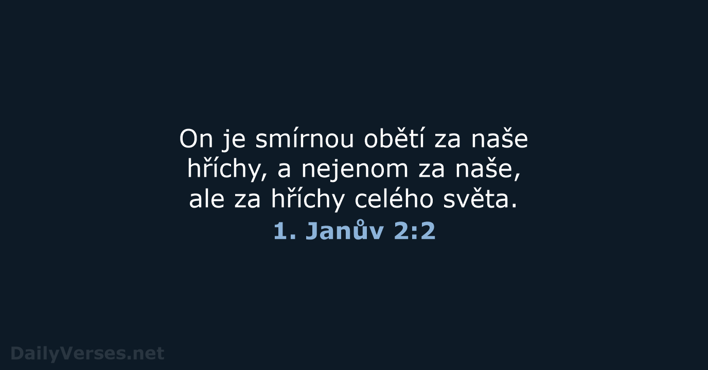 1. Janův 2:2 - ČEP