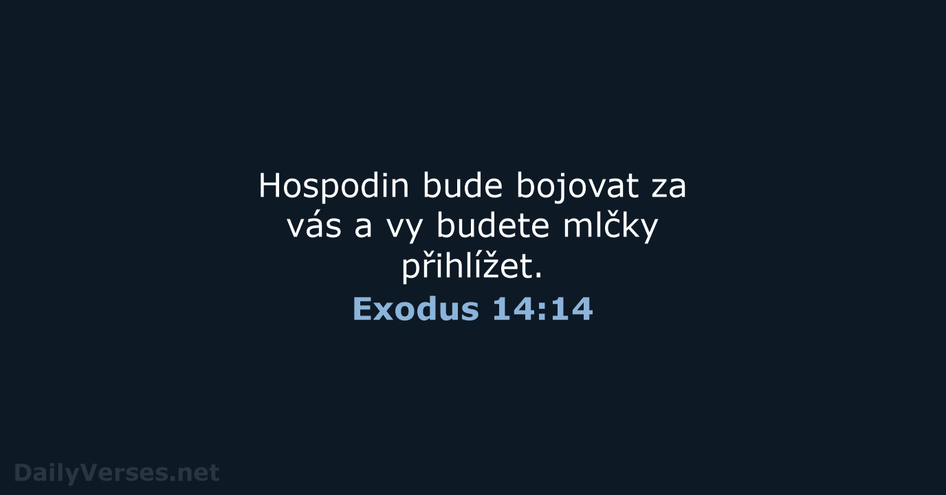 Exodus 14:14 - ČEP
