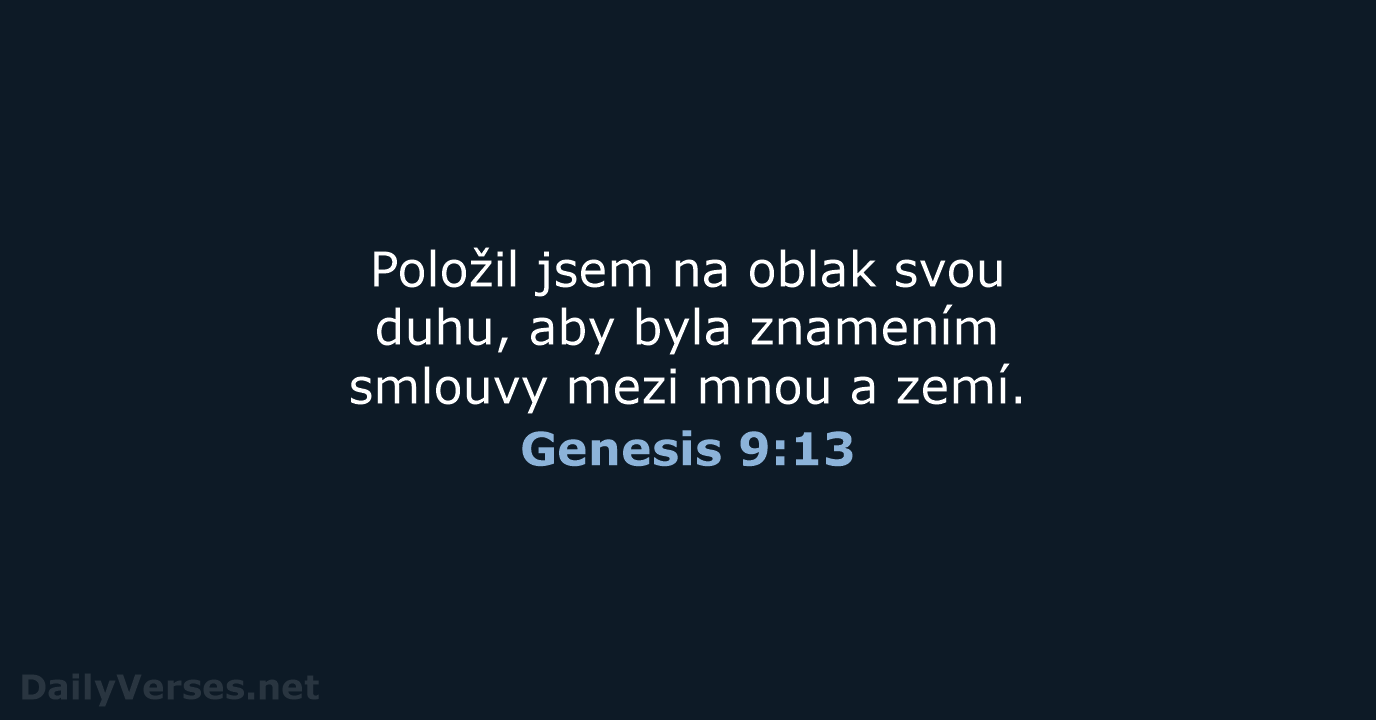 Genesis 9:13 - ČEP